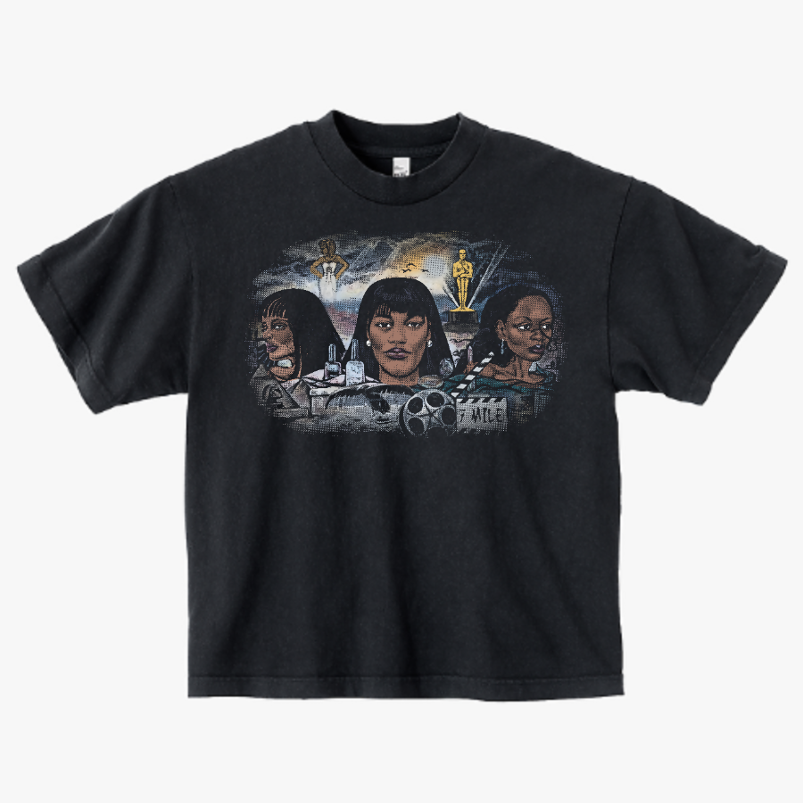 Cropped Garment Dye T-Shirt